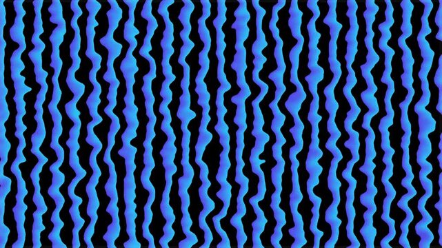 Zebra Stripe Warp Abstract High Contrast Animation