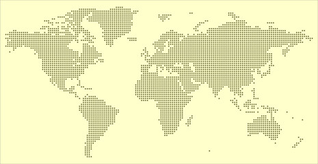 Fototapeta premium Corporate Infographic World Map Vector