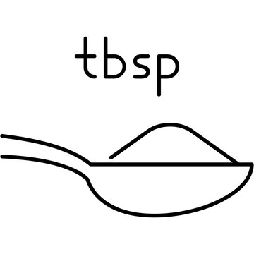 Line Art Tablespoon Icon