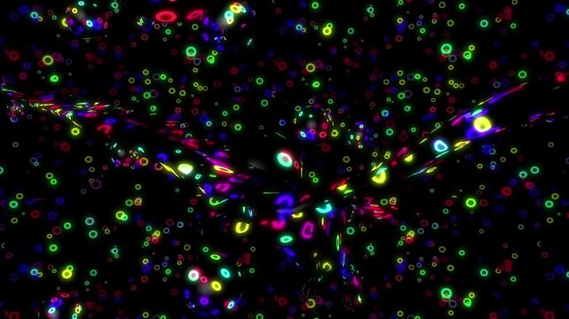 Colorful Eagle Particle