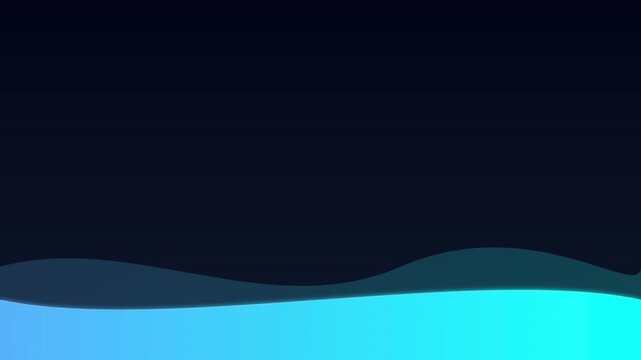 Hero Section Abstract Vector Wave Motion Graphic