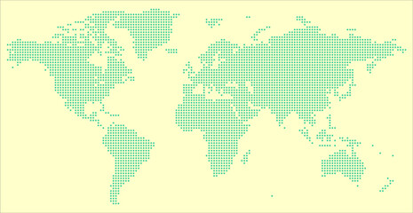 Fototapeta premium Digital Transformation Concept World Map