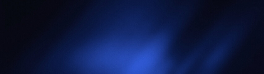 Fototapeta premium Deep dark navy blue abstract gradient background with smooth flowing soft light and subtle grainy noise texture for moody modern elegant wallpaper design