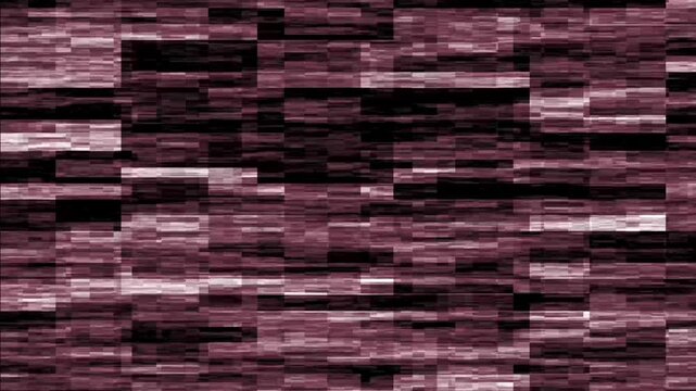 glitch background with heavy static noise and flickering. 4k colorful loop glitch background
