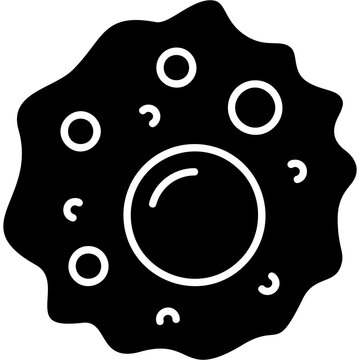 Glyph Solid Macrophage Icon