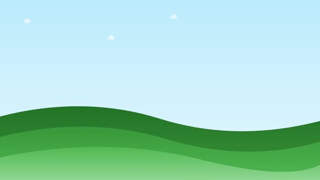 Farming Nature Green Field Agriculture Vector Motion