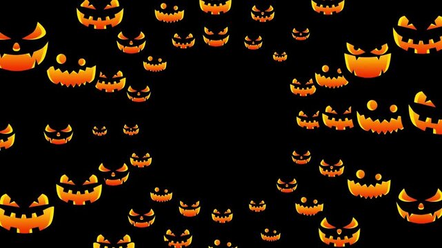 halloween background with pumpkin