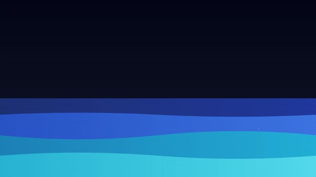 Deep Ocean Blue Wave Abstract Motion Graphic