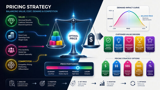 Pricing Strategy Educational Infographic