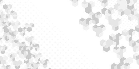 Vector colorful rectangle abstract low polygon banner triangle white and gray gradient web template design. background poly mosaic space tile geometric pattern wallpaper. © MDFAIMIDULISLAM