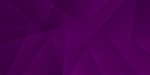 Obraz premium Abstract dark purple gradient triangle overlap technology tech grid triangle business. digital curve poster banner web creative origami random paper rectangle template background.