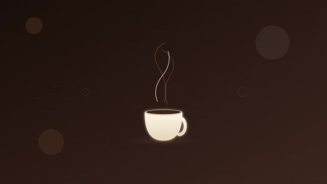 Coffee Shop Cafe Morning Steam Illustration Background