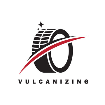 tire vulcanizing logo icon vector element design template