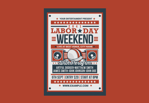 Labor Day Weekend Flyer