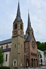 Obraz premium Laurentiuskirche (Église Saint-Laurent) in Diekirch, Luxemburg