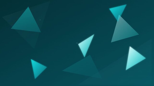 Arctic Ice Crystal Abstract Vector Motion Graphic