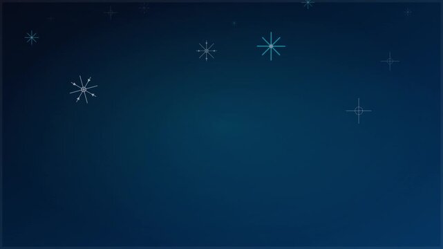 abstract winter snowflake frost vector motion background