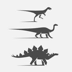 Dinosaurs silhouette © zulki
