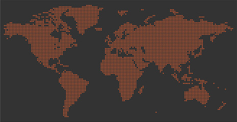 Fototapeta premium World Map for International Business Projects