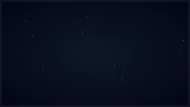 abstract particle network constellation vector motion background