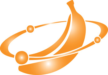 Orbit Banana Vector Symbol © Antora