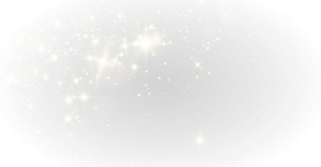 : White dust drifts gently through radiant light with smooth shimmering motion. Tiny glowing particles create a clean elegant atmosphere. White dust PNG. © Hohstock