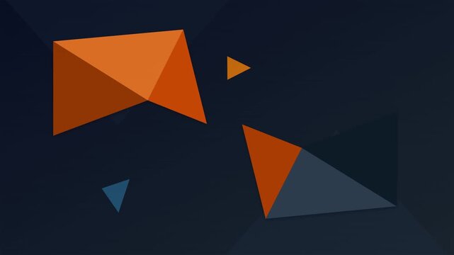 abstract geometric origami style vector motion background
