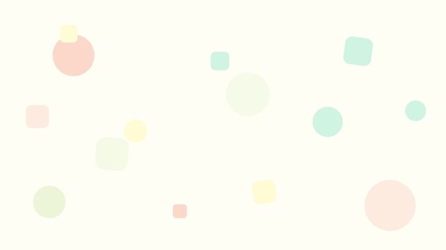 Abstract Floating Geometric Shapes Modern Education Background