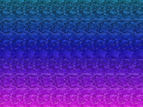 Hidden 3D swimming sea turtle stereogram