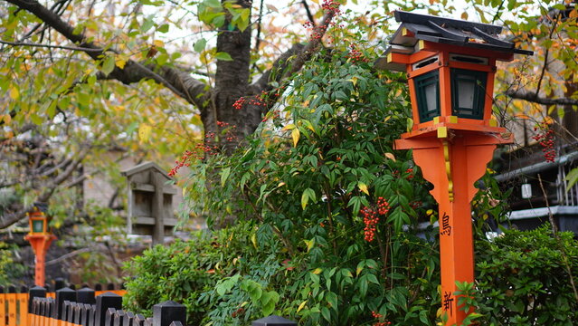 Beautiful ancient Gion in Autumn