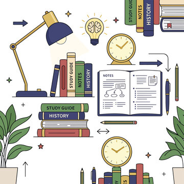 Education Learning Study Desk Accessories.