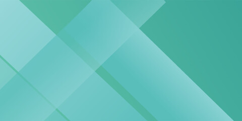Fototapeta premium Abstract geometric background with teal and turquoise green gradient diamond shapes eps10