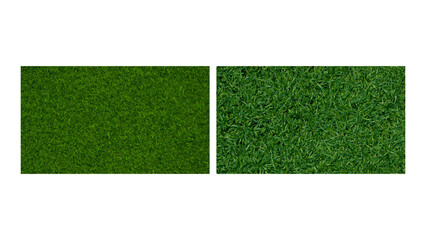 Set of 2 Green Grass Texture Backgrounds Solid Gradient and Detailed Lawn Surface Soccer Field Seamless Pattern High Resolution © Habibah