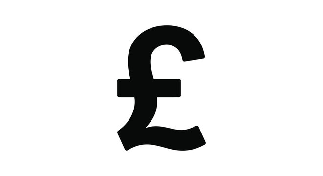 Pound sign silhouette against a white background simple monochrome design