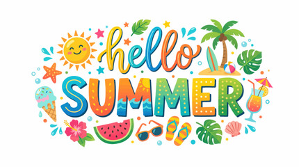 summer holiday card vector © Mimo95