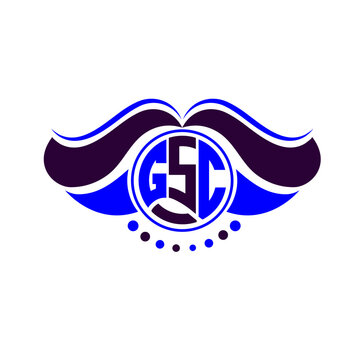 GSC letter logo creative design. GSC unique design