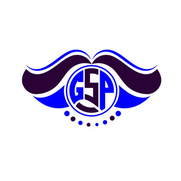 GSP letter logo creative design. GSP unique design