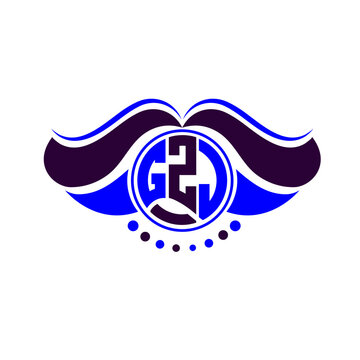 GZJ letter logo creative design. GZJ unique design