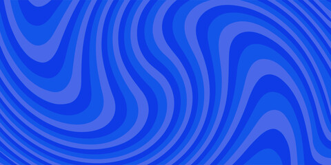 Fluid vibrant gradient of dark and light blue white colors with smooth movement in the frame goes down with copy space. Abstract lines background concept © aril