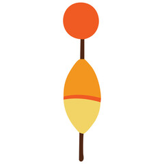 Fishing Float Vertical Icon © nikagraphic