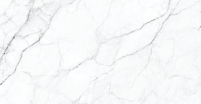 White marble stone slab with natural grey veins, detailed texture background, for interior architecture, luxury home flooring, and wall cladding .