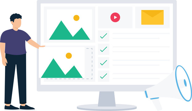 digital marketing, content management, social media, online advertising, website design, media planning, marketing strategy, visual content, email marketing, video marketing, business communication, d