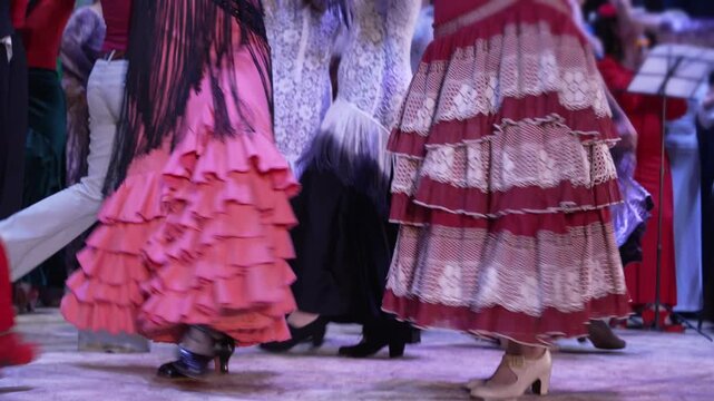 Flamenco Dance, Alegrias. Festival performance in Spain