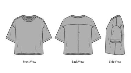 T shirt design and fashion garment. © putry