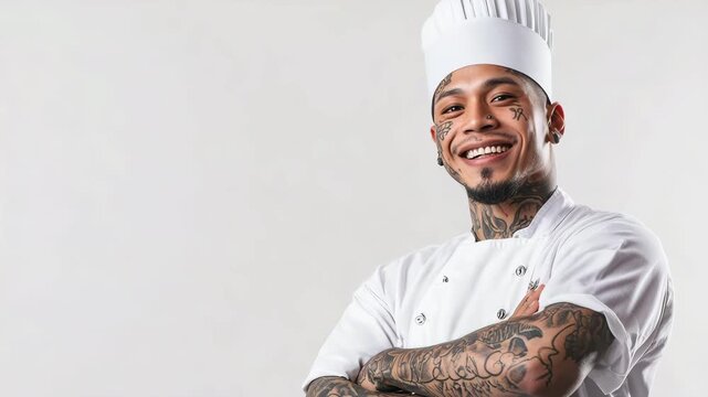 Former gang member chef cook restauranteur smiling happy success story redemption  