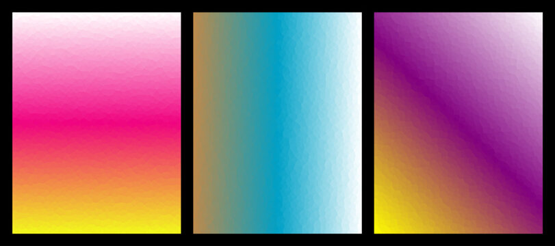 Colorful gradient backgrounds, multicolor texture, vibrant hues
