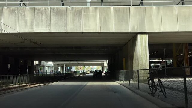 Morning drive through a suburban Dutch neighborhood in Amstelveen