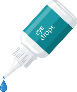 blue plastic bottle kids eye drops