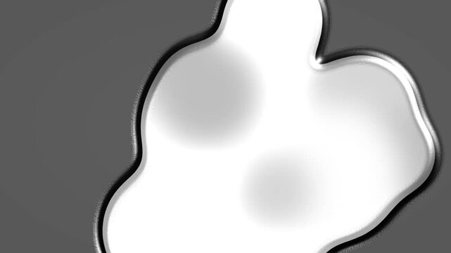 Liquid mercury gradient lava lamp gooey metaballs grey