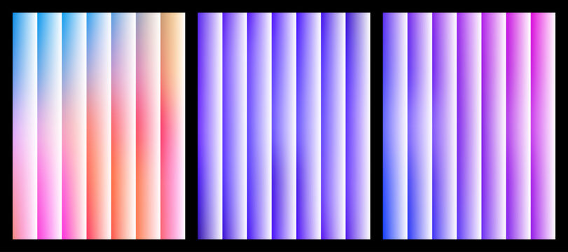 Soft Gradient Light Columns on Dark Background Minimalist Abstract Design
